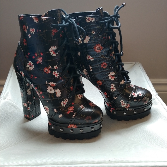 Jessica Simpson Shoes - Jessica Simpson Heeled Combat Boots